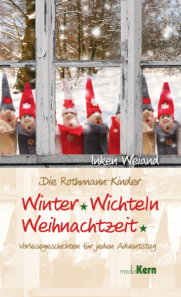 Buch-Cover Winter, Wichteln, Weihnachtszeit